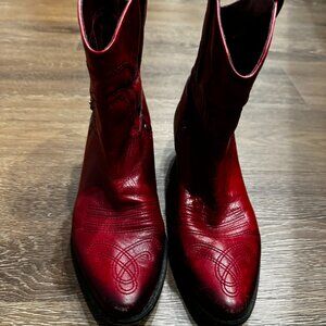 Red Waco Western Boot